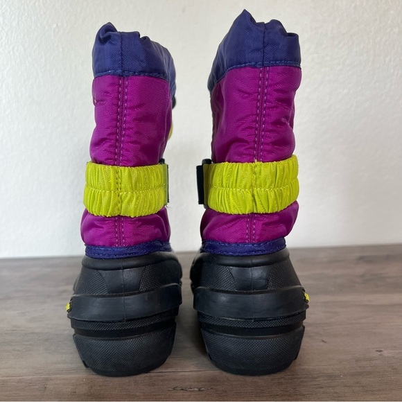 Sorel Little Girls Toddler Flurry Snow Winter Boots Purple Waterproof Size 5 - Picture 5 of 8